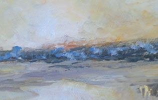 Filey - Oil on Acrylic on Box Canvas