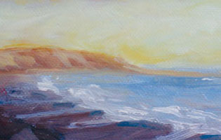 Filey - Oil on Acrylic on Box Canvas