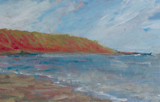 Filey - Oil on Acrylic on Box Canvas