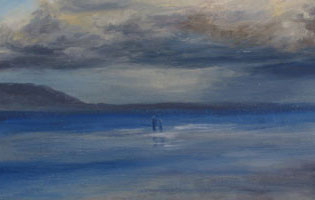 Filey - Oil on Acrylic on Box Canvas