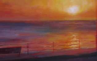 Filey - Oil on Acrylic on Box Canvas