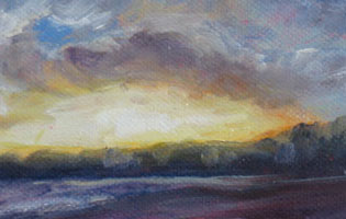 Filey - Oil on Acrylic on Box Canvas